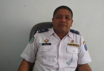 Kepala Bidang Lalulintas dan Angkutan Dinas Perhubungan Kabupaten Bengkulu Utara Setyo Aji