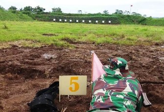 Lapangan Tembak Kodim Brebes Diuji Coba