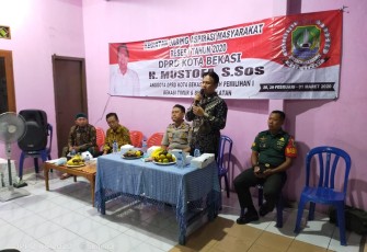 Babinsa Koramil 01/Kranji Kodim 0507/Bekasi Hadiri Acara Reses 1
