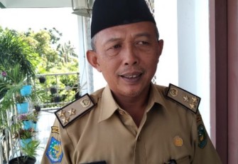 Salah Satu Peserta Lomba Hafalan Hadis Dari Badan Kepegawaian Pendidikan dan Pelatihan Kota Bengkulu Hendrik Fernandes