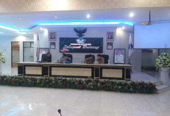 Kapolres Bitung dan Dandim 1310 Bitung Hadiri Rapat Pembahasan Penanggulangan Covid-19 Bersama Pemkot