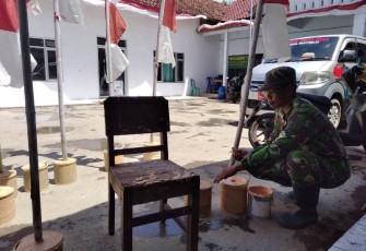 Kesibukan Satgas TMMD Reguler Pekalongan Untuk Kunjungan Asops Kasad