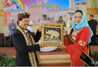 Bunda Literasi Kabupaten Tulang Bawang Dikukuhkan