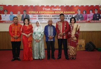 Malam pisah sambut Kapolres Asahan