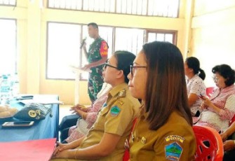 Serda lahaidi saat memberikan pengarahan