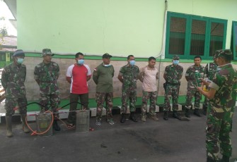Kodim 0736/Batang Semprot Disinfektan