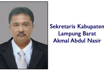 Sekretaris Kabupaten Lampung Barat Akmal Abdul Nasir