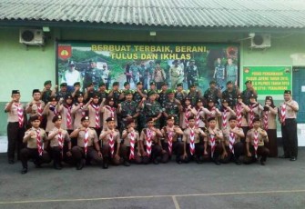 Saka Wira Kartika Siap Perkuat Pekerjaan Satgas TMMD Reguler Pekalongan