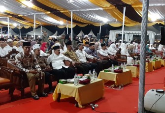 Kasdim 0209/LB Hadiri Penutupan MTQH Kabupaten Labuhanbatu