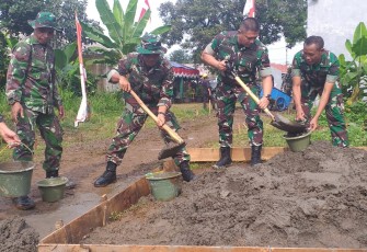 Semangat Sagta Depok Mengawali Giat TMMD 107 