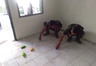 Satgas TMMD 107 Kodim 0508/Depok Mulai Finishing Rumah Milik Alamsyah