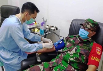 Satgas TMMD Reguler Pekalongan Bantu Ketersediaan Darah di PMI