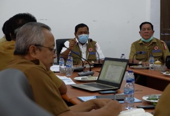 Bupati Bengkulu Utara Mian Pimpin Rapat  