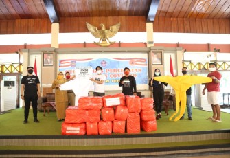 REI Kabupaten Tegal dan Pengusaha Muda Sumbang Ratusan APD