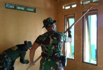 Rumah Mbah Asrori Sedikit Lagi Menjadi RLH Berkat TMMD Reguler Pekalongan