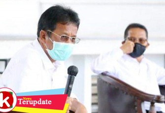 Walikota Batam/Kepala BP Batam Muhammad Rudi selaku Ketua Gugus Tugas Percepatan Penanganan Covid-19 Kota Batam didampingi Wakil Walikota Batam Amsakar Achmad