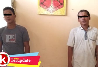 Dua Tersangka saat diamankan