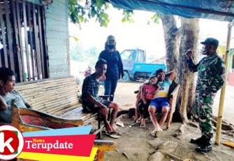 Lurah dan Babinsa Sambangi Warga Pendatang