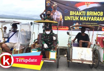 Sinergitas TNI-Polri Bantu Masyarakat di Tengah Pandemi Covid-19