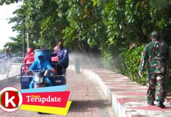 Babinsa Bersama Tripilar Kepulauan Seribu Gelar Kerja Bakti