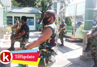Personel Koramil 1310-01/Bitung Gelar Senam Bersama