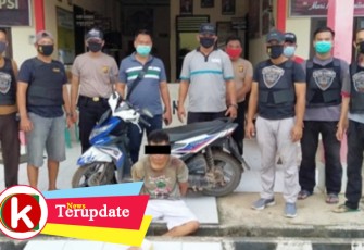 Tersangka dan Barang Bukti saat diamankan