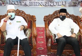 Wali Kota Bengkulu Helmi Hasan dan Wakil Wali Kota Bengkulu Dedy Wahyudi  