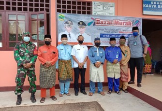 Pemda Lingga Gelar Bazar Paket Sembako Murah