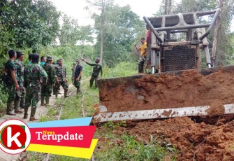 Prajurit TNI Berhasil Buka Keterisolasian Warga di Pelosok Bengkulu Utara