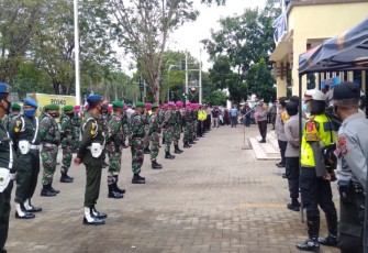 Kapolres Bitung Pimpin Apel Gelar Pasukan 