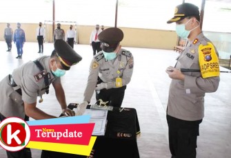 Kapolres Labuhanbatu Pimpin Sertijab Sekaligus Pisah Sambut 1 Kasat 3 Kapolsek