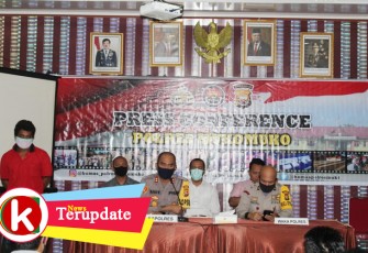 Konferensi Pers Polres Mukomuko. foto (Tribratanewsbengkulu.com)