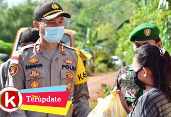 Polres Bintan Salurkan Bantuan Kapolri Berupa Beras ke Masyarakat