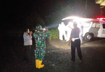Danramil 1310-01/Bitung Kawal dan Tinjau Pemakaman Pasien PDP Asal Kota Bitung