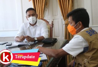 Wakil Gubernur Bengkulu Dedy Ermansyah mengadakan pertemuan terbatas bersama Kadis Kesehatan Provinsi Bengkulu dan Kepala Pelaksana BPBD Provinsi Bengkulu