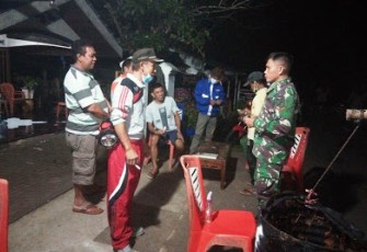 Babinsa Komsos Dengan Warga Binaan