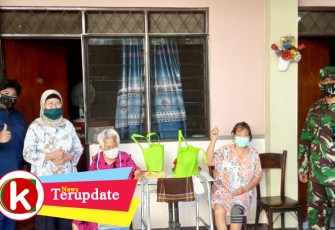 Kolaborasi Koramil 03/GP Bersama Universitas Dian Nusantara Gelar Baksos Jakbar Berbagi di Panti Werdha Wisma Mulia Jelambar