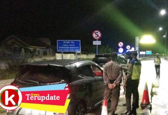 Polres Pesawaran Cek Pengendara Cegah Penyebaran Covid-19