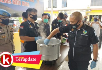 Pemusnahan Barang Bukti Shabu
