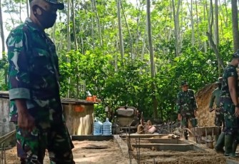 Salah Satu Sasaran Fisik Sudah Mulai Dikerjakan di Pra TMMD