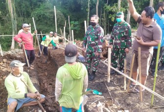 Dandim 0807/Tulungagung Tinjau Lokasi TMMD 108 di Desa Ngepoh