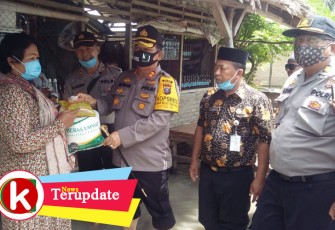 Kapolres Batu Bara Bantu Warga Sembako