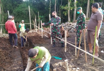 Kepala Desa Ngepoh Sambut Datangnya TMMD 108 di Desanya