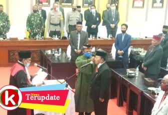 Pengambilan sumpah jabatan Wakil Ketua DPRK Aceh Utara