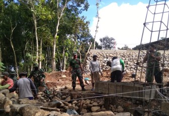 Pengecoran Rumah Supiyah Mulai Pengecoran