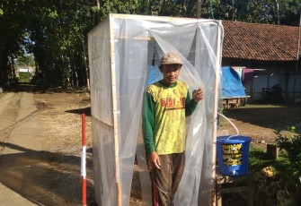 TNI dan Warga Selalu Patuhi Protap Kesehatan Sebelum Bekerja di Pra TMMD 108 