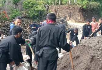 Manfaatkan Waktu dengan Baik Siswa Pencak Silat Mulai Beraksi