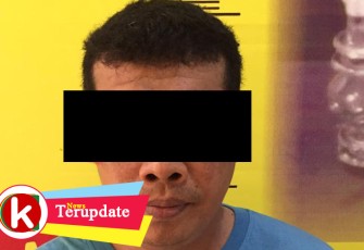 Tersangka saat diamankan