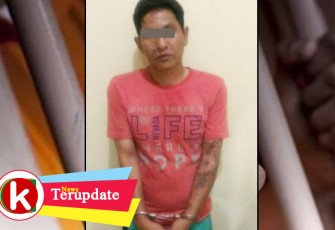 Tersangka saat diamankan