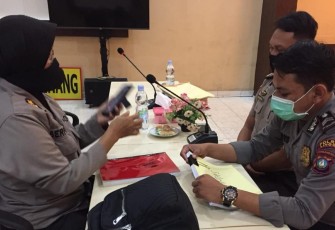 Polres Lingga Mengikuti Asistensi Indek Tata Kelola Online (ITK-O) di Polres Tanjung Pinang